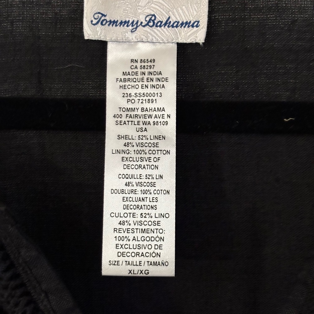 Tommy Bahama St. Lucia Dress in Black - Picture 5 of 9